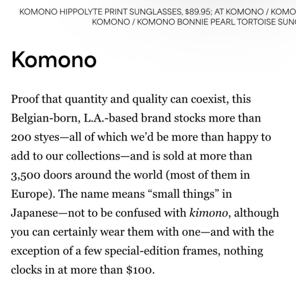 KOMONO Round Clear Sunglasses with Brown Gradient Lenses The Vivien - Picture 10 of 10